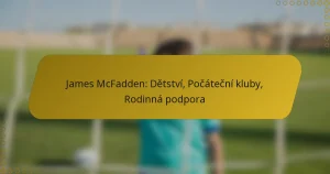 James McFadden: Dětství, Počáteční kluby, Rodinná podpora